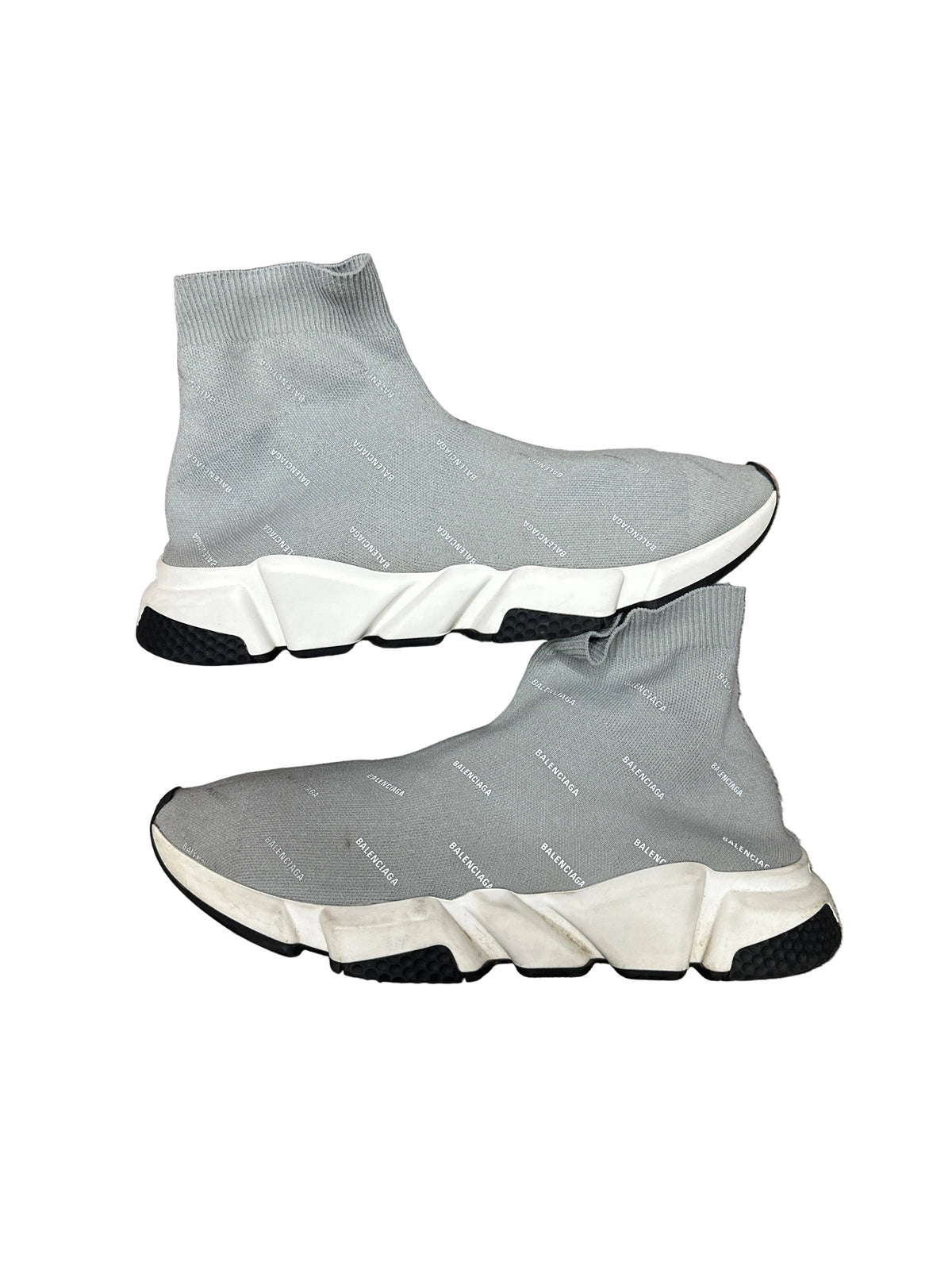 Balenciaga Speed Trainers Grey Reflective Preloved