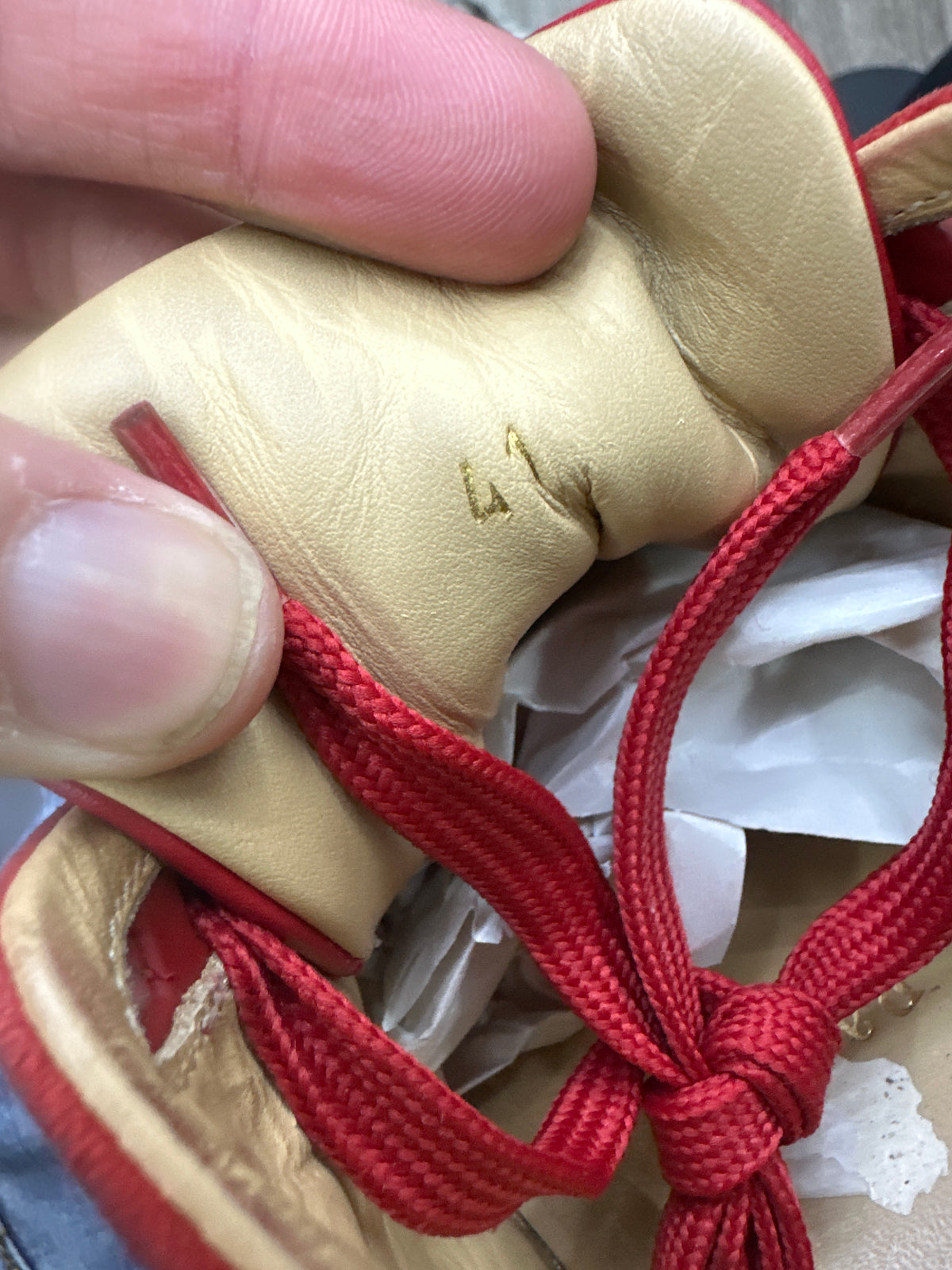 Christian Louboutin Happrui Spiked Suede Red Preloved