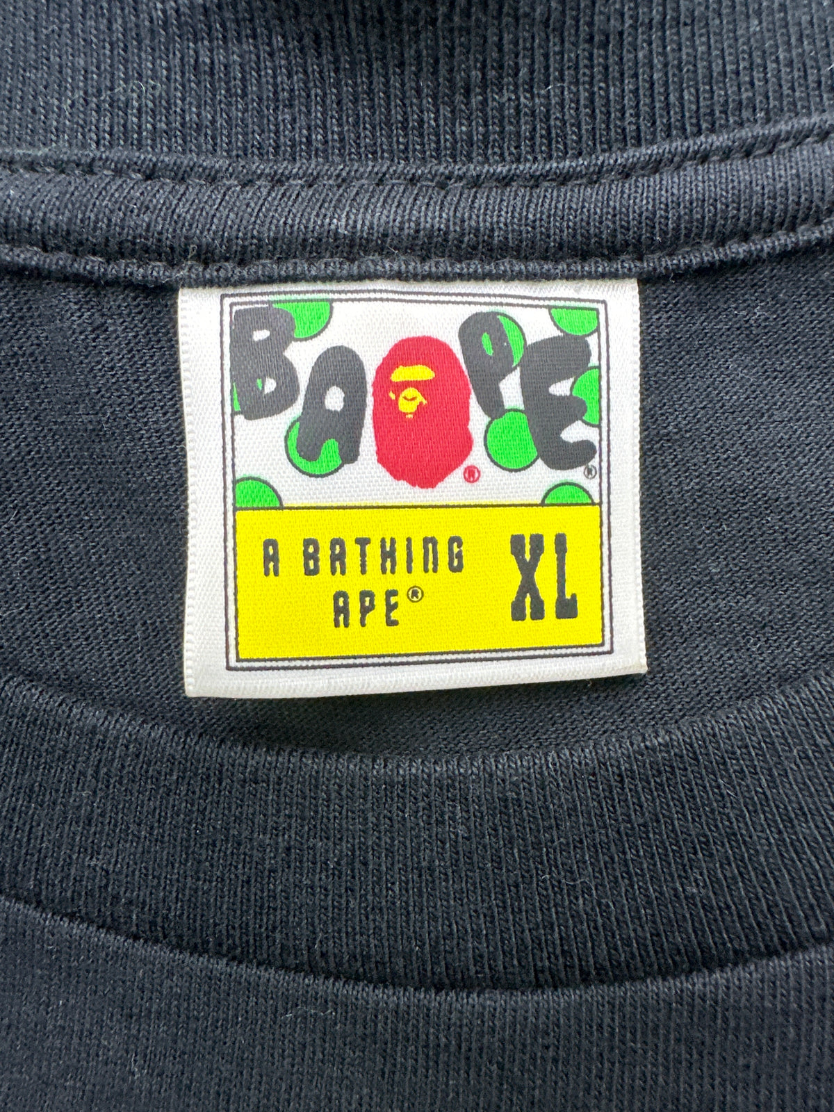 BAPE ABC Camo College Tee Black/Pink New