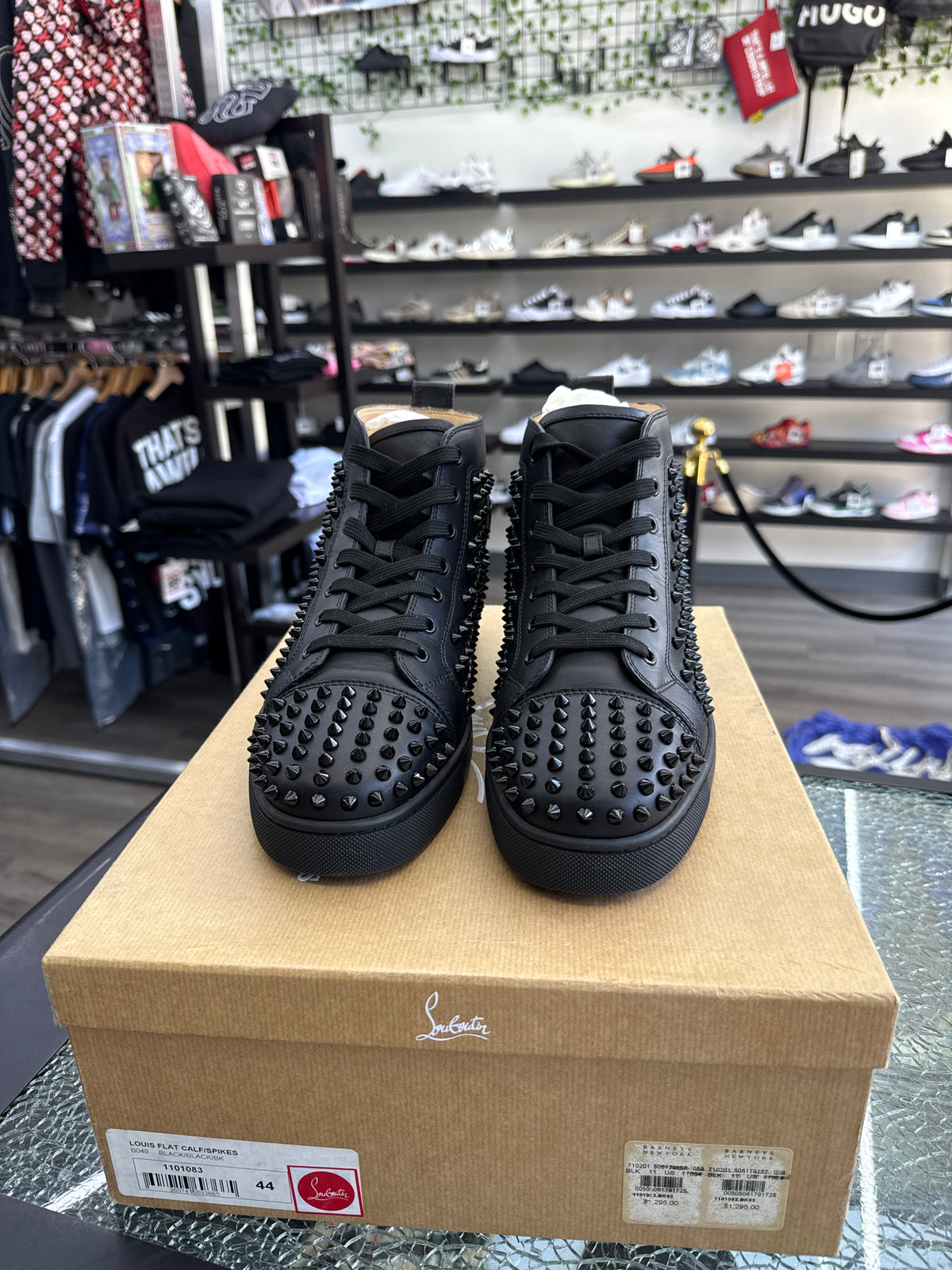 Christian Louboutin Black Spikes Preloved