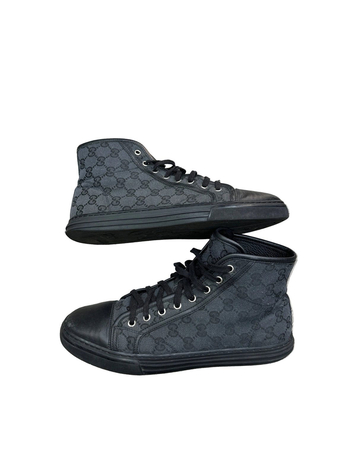 Gucci GG Canvas Black High Top Preloved