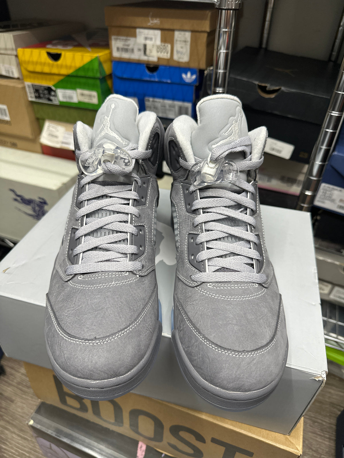 Jordan 5 Wolf Grey New Size 10