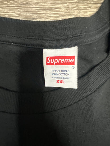 Supreme Script Tee B/W Preloved