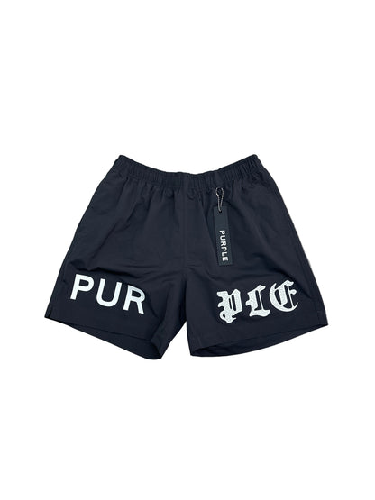 Purple Brand Black Swim Short New