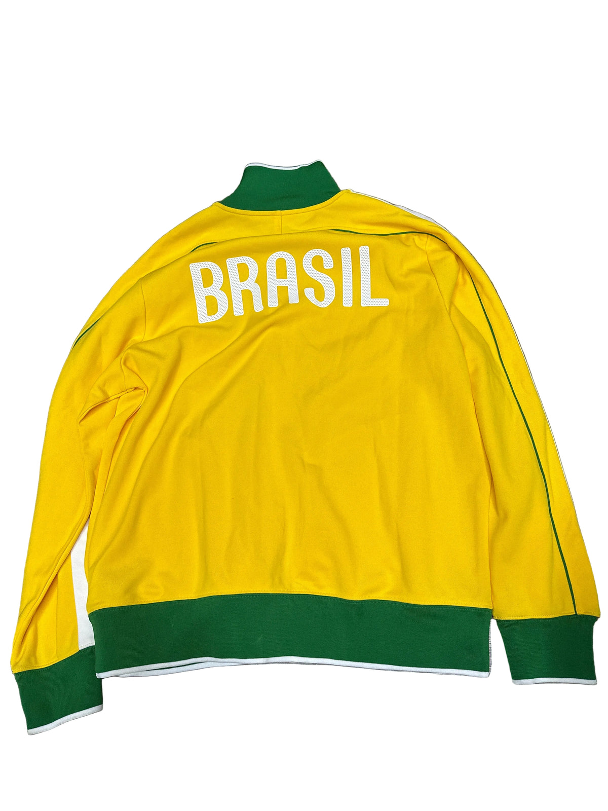Nike Brasil Zip Up Track Jacket Yellow/Green New