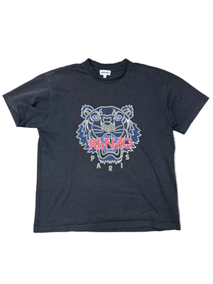 Kenzo Tiger Tee Black/Blue/Red Preloved