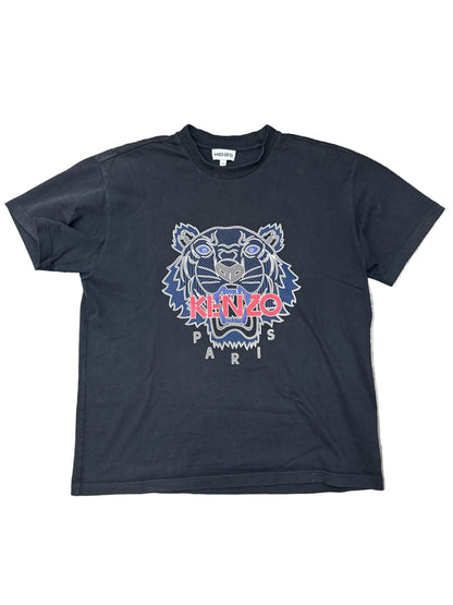 Kenzo Tiger Tee Black/Blue/Red Preloved