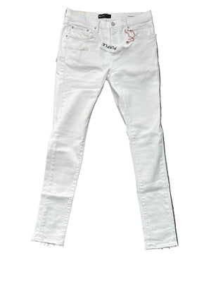 Purple Jeans White Preloved