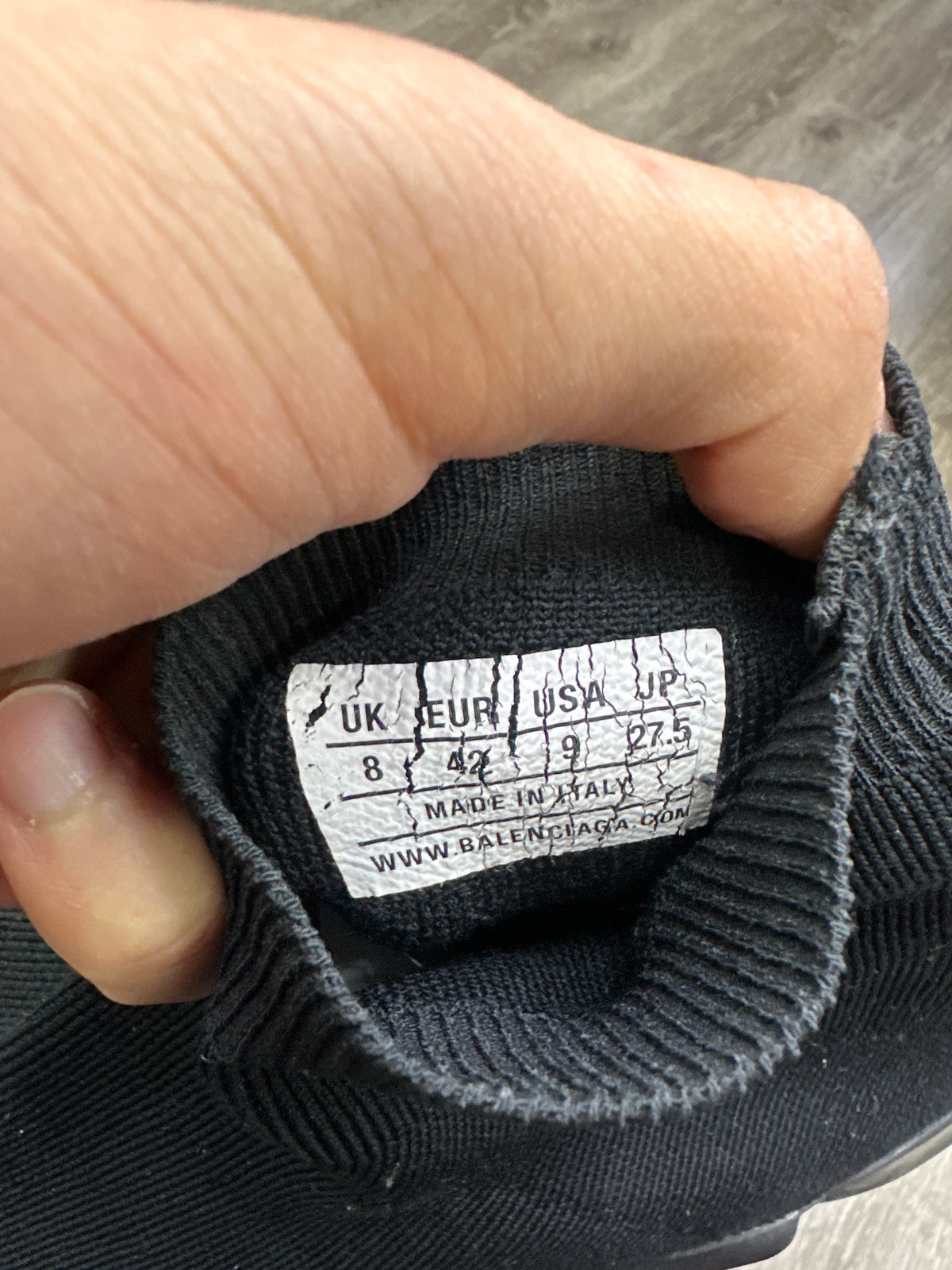 Balenciaga Speed 2.0 All Black Preloved