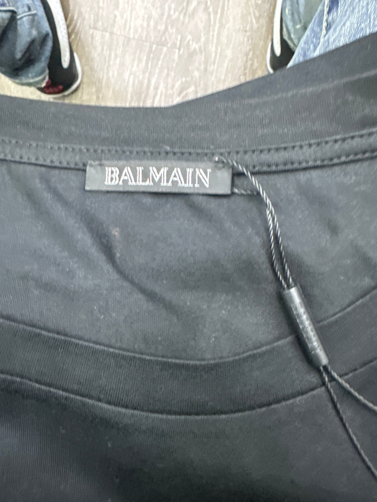Balmain Tee B/W Pink Preloved