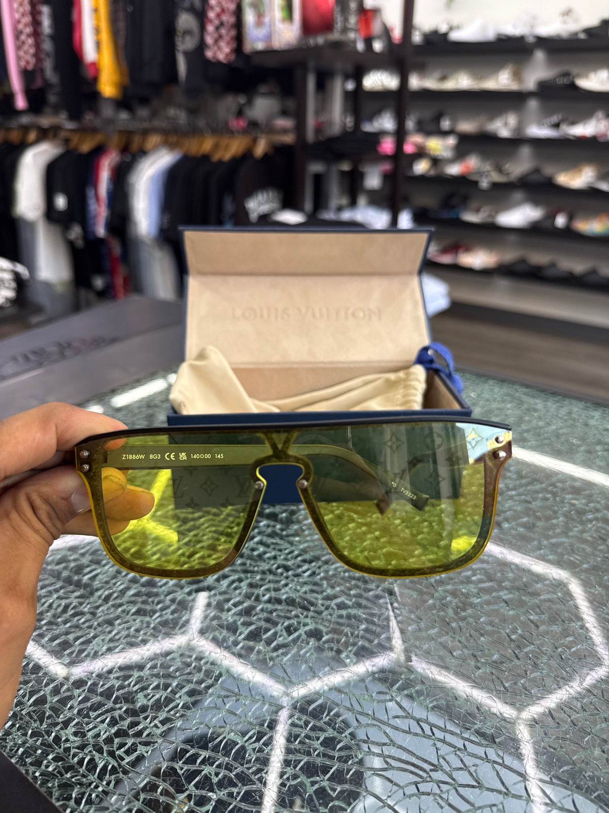 Louis Vuitton Waiema Yellow Sunglasses
