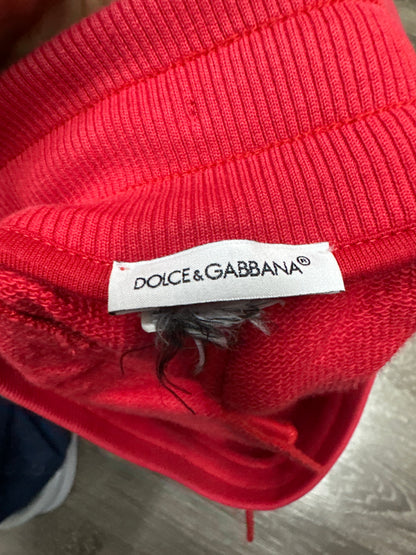Dolce & Gabbana Red Logo Shorts Preloved