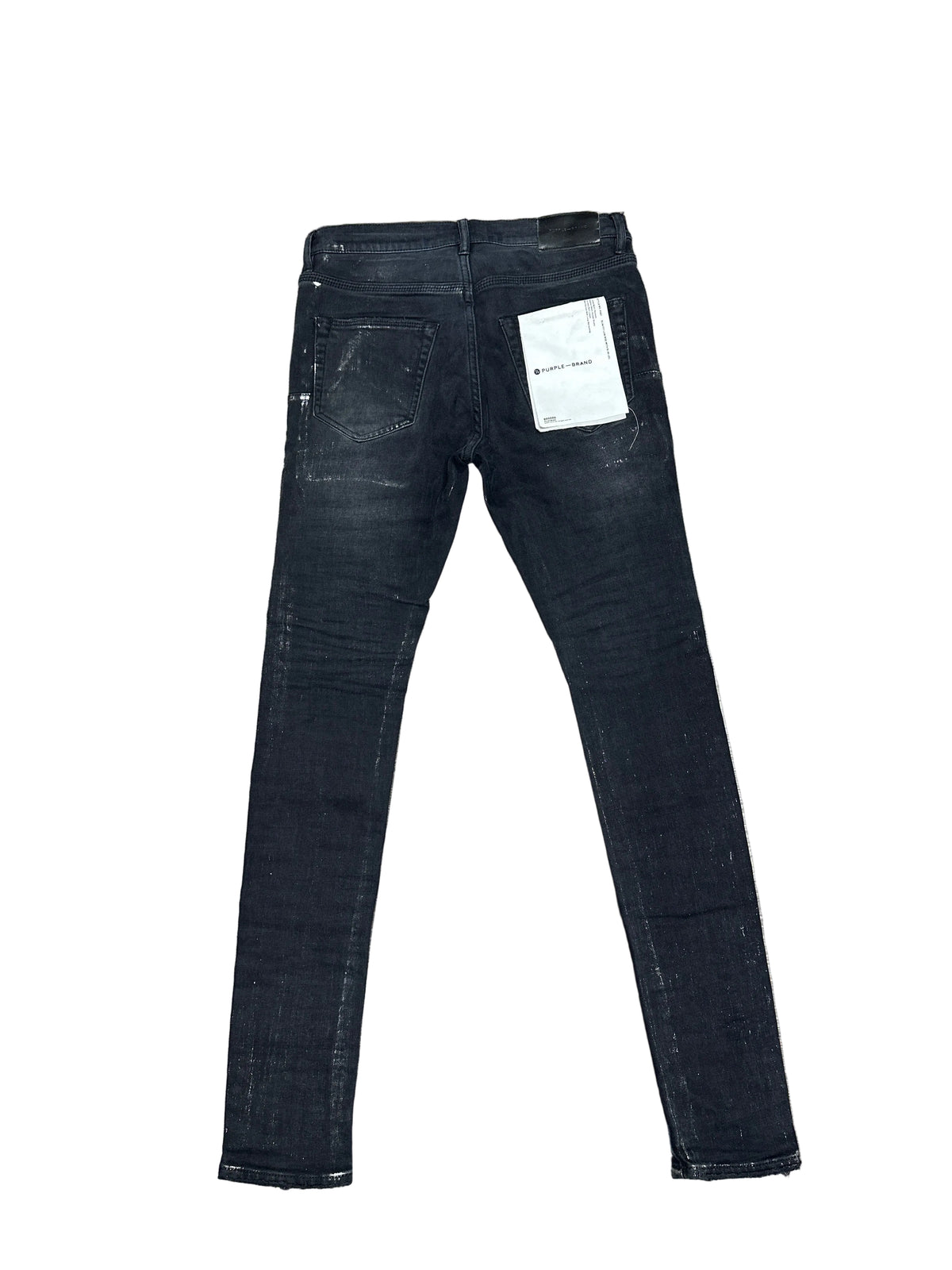 Purple Brand Black Jeans W/ Silver Splatter Preloved