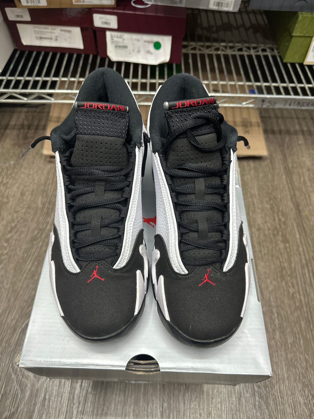 Jordan 14 Black Toe Preloved