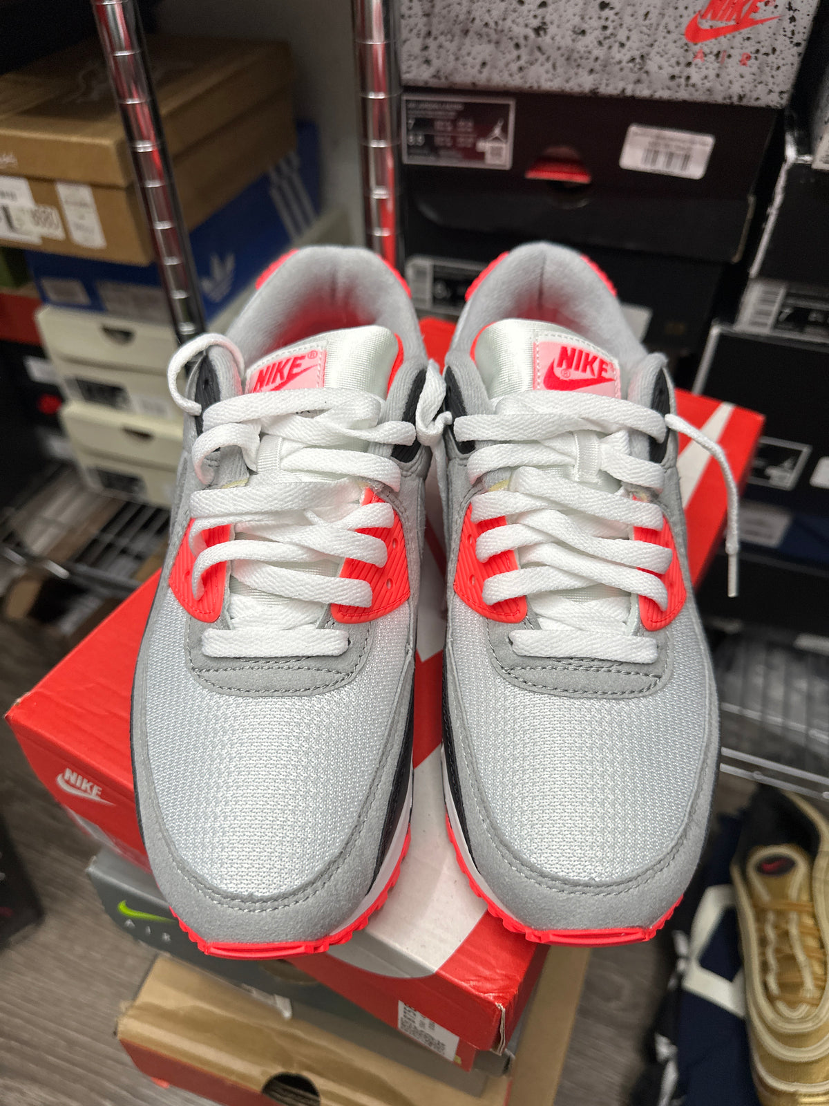 Nike Air Max 90 Infrared New Size 7