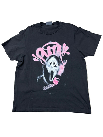 Syna Scream Tee Black/Pink Preloved