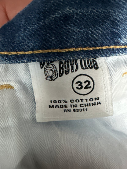 Billionaire Boys Club Patch Light Wash Jeans Preloved