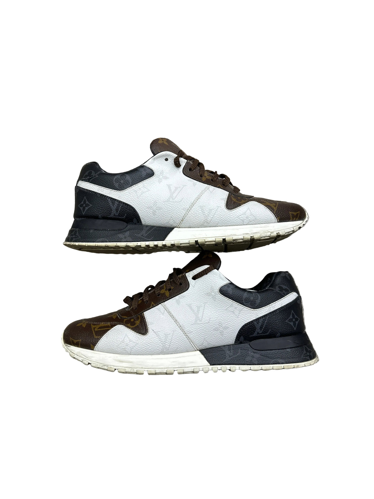 Louis Vuitton Run Away Monogram Black/White/Brown Preloved