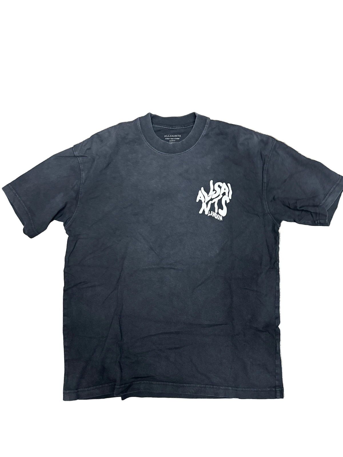 All Saints Black Classic T-Shirt Preloved