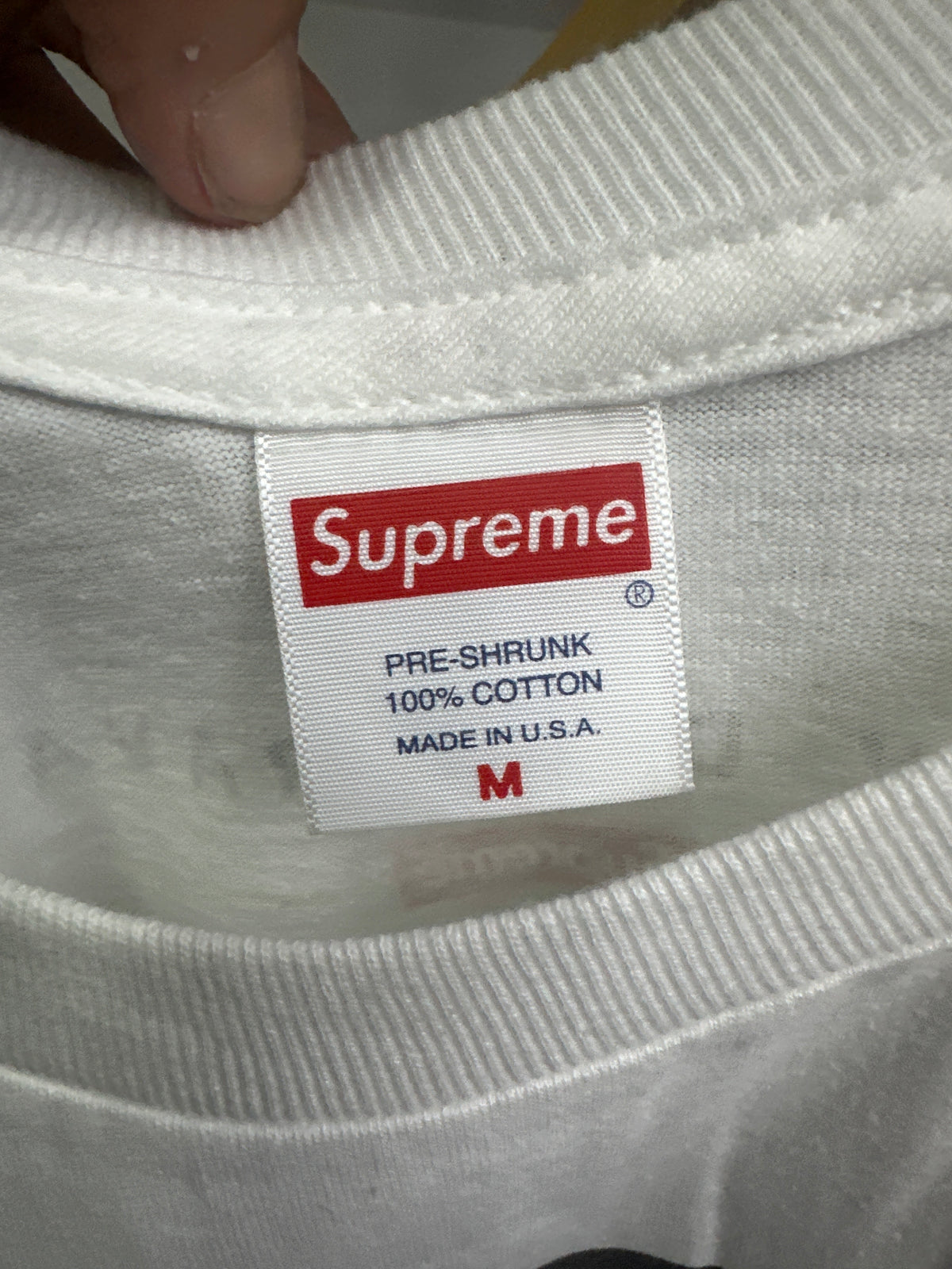Supreme Malcolm X Tee White New