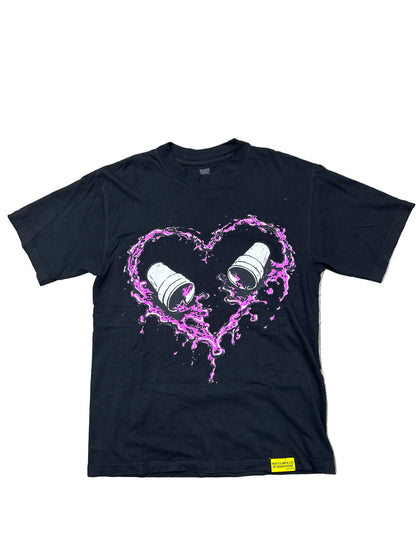 ALOCS Heart Drank Tee Black Preloved
