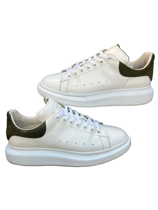 Alexander McQueen White/Olive Green Preloved