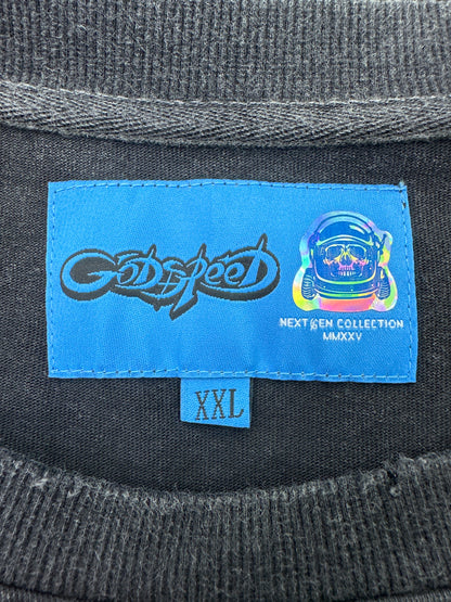 Godspeed Cosmic Remains Tee Black New