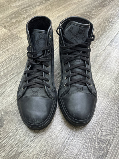 Gucci GG Canvas Black High Top Preloved