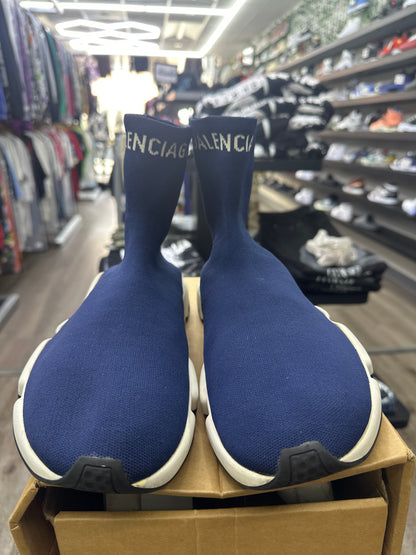 Balenciaga Speed Trainer 2.0 Sock Style Navy Preloved Size 45