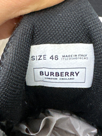 Burberry Sean Suede and Mesh Blk/Red Preloved Size 46