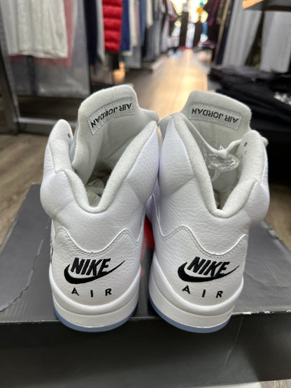 Jordan 5 White Metallic Preloved