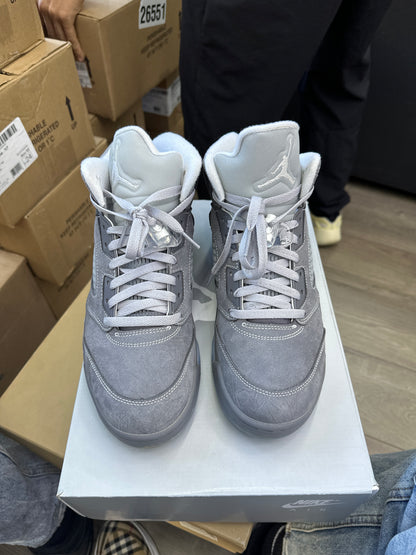 Jordan 5 Wolf Grey Preloved Size 9.5