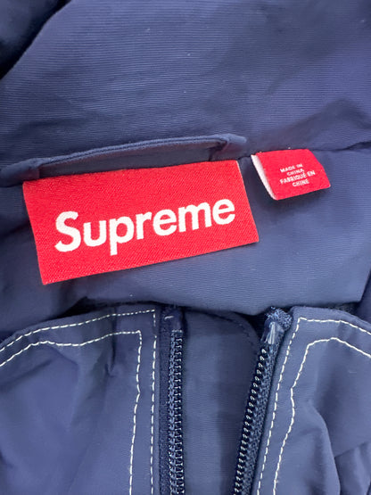 Supreme Spellout Track Jacket Navy Preloved