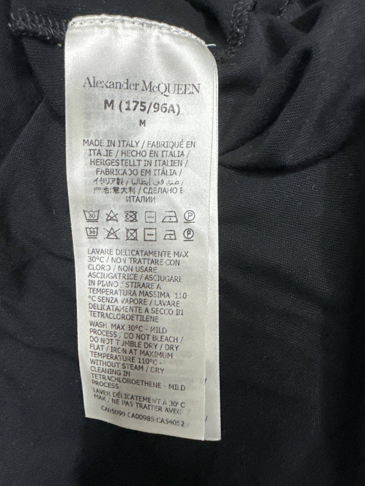 Alexander McQueen Tee B/W Preloved