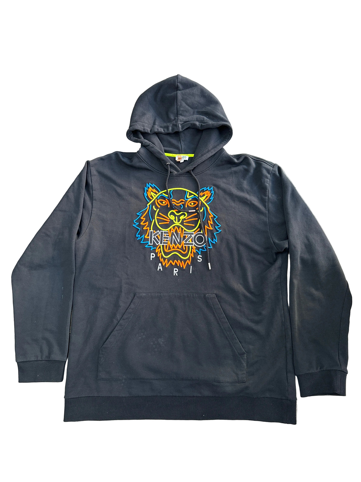 Kenzo Tiger Hoodie Black/Multi Preloved