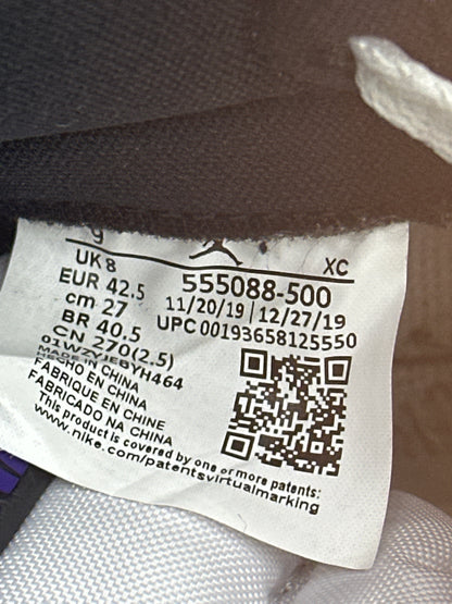 Jordan 1 Court Purple White Preloved