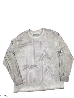 Travis Scott Utopia Tour along Sleeve Dirty Pink Tee