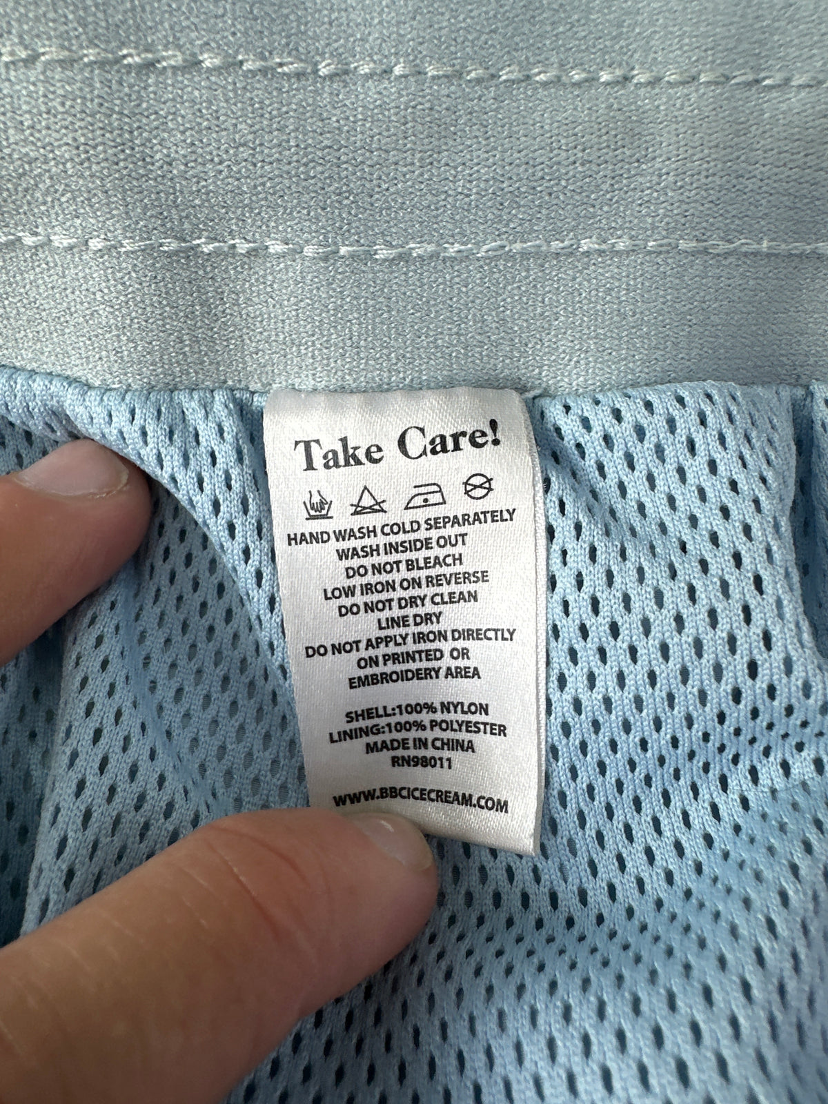 ICECREAM Cargo Shorts Light Blue Preloved