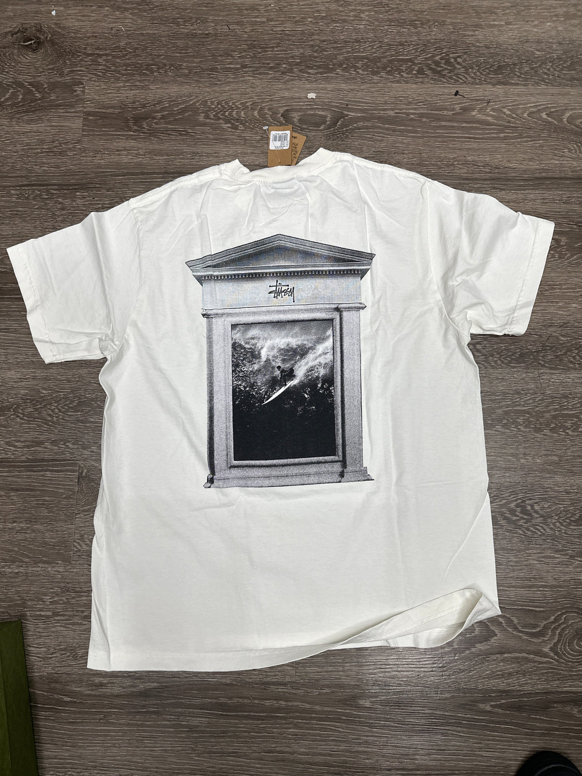 Stussy White Surf Tomb New