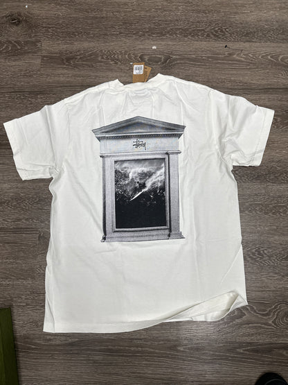 Stussy White Surf Tomb New