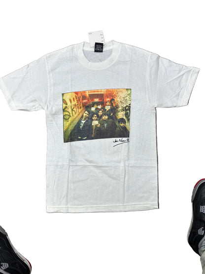 Stussy x Jon Naar Graffiti Kids Tee White New