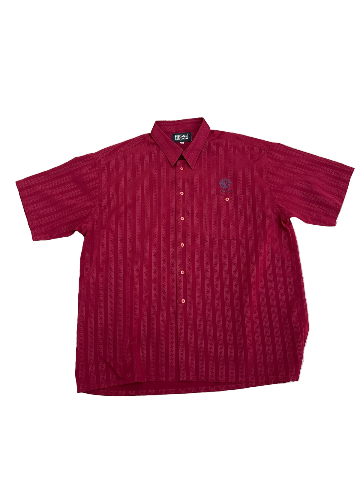 Versace Jeans Couture Burgundy/Red Button up Preloved