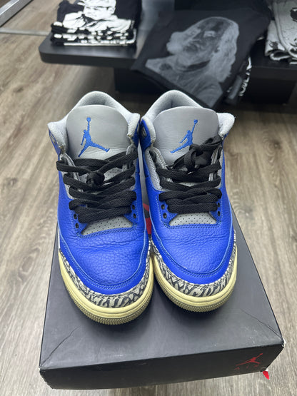 Jordan 3 Varsity Royal Cement Preloved