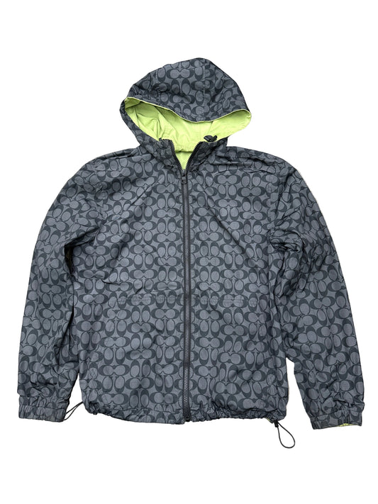 Coach Monogram Reversible Jacket Grey/Green Preloved