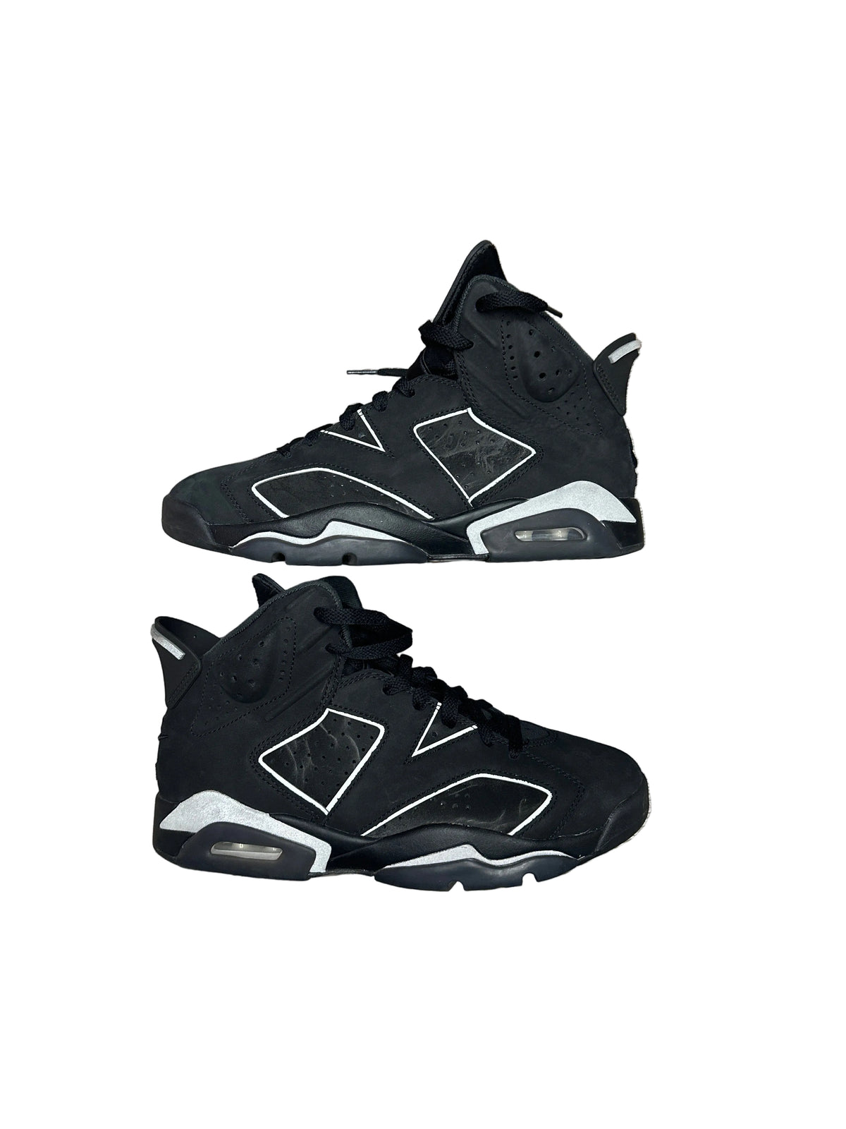 Jordan 6 Cap & Gown Black/Silver Preloved