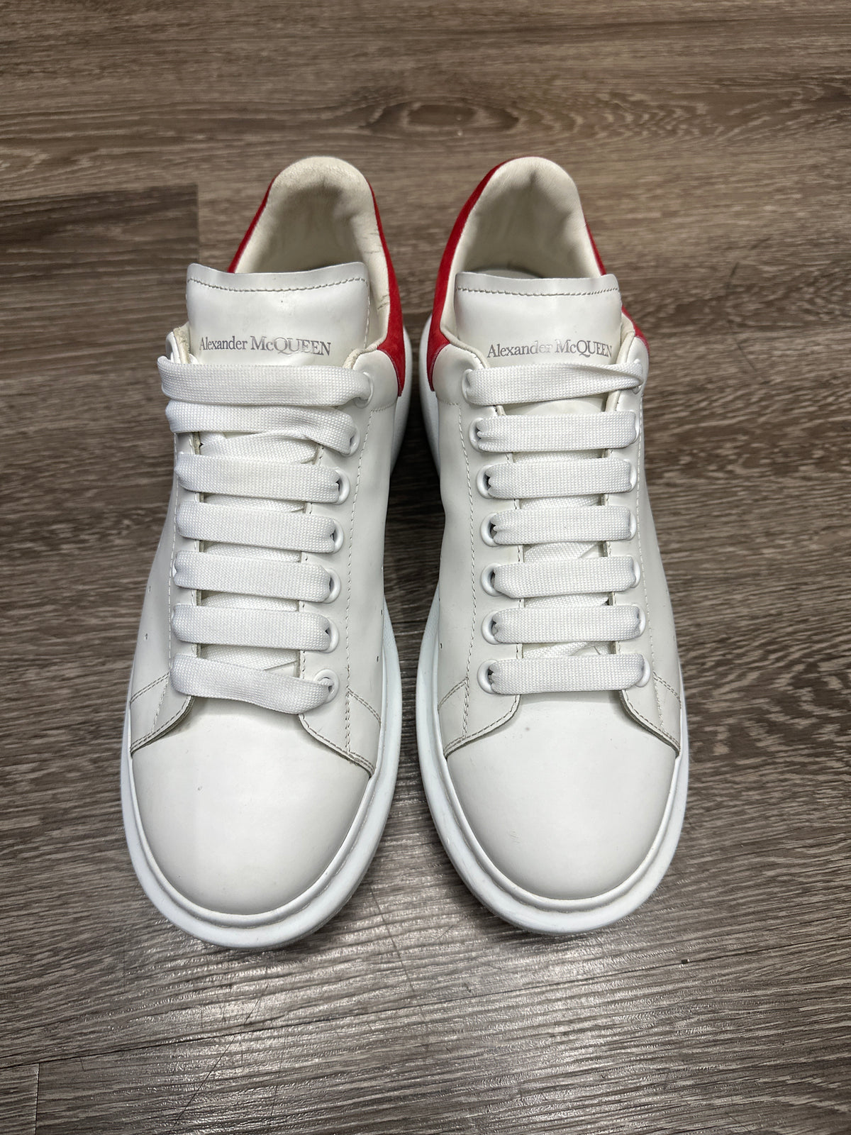 Alexander McQueen White/red Preloved