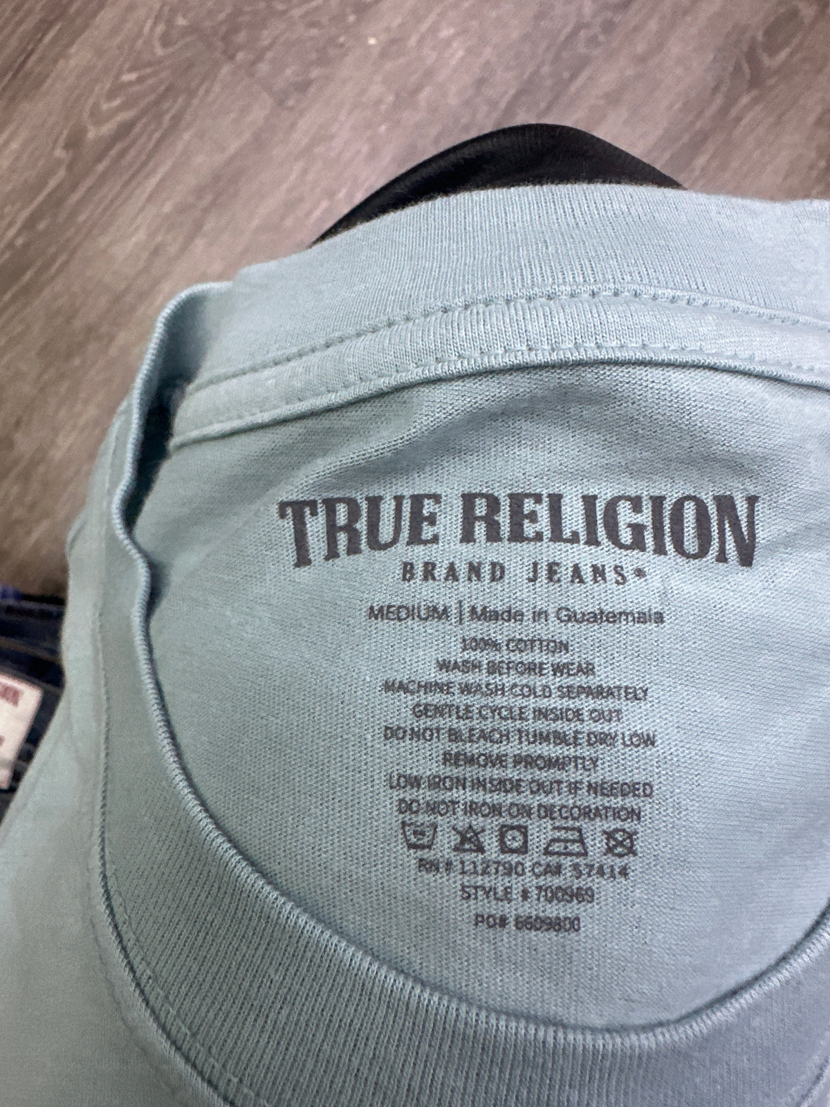 True Religion Tee Light Blue New