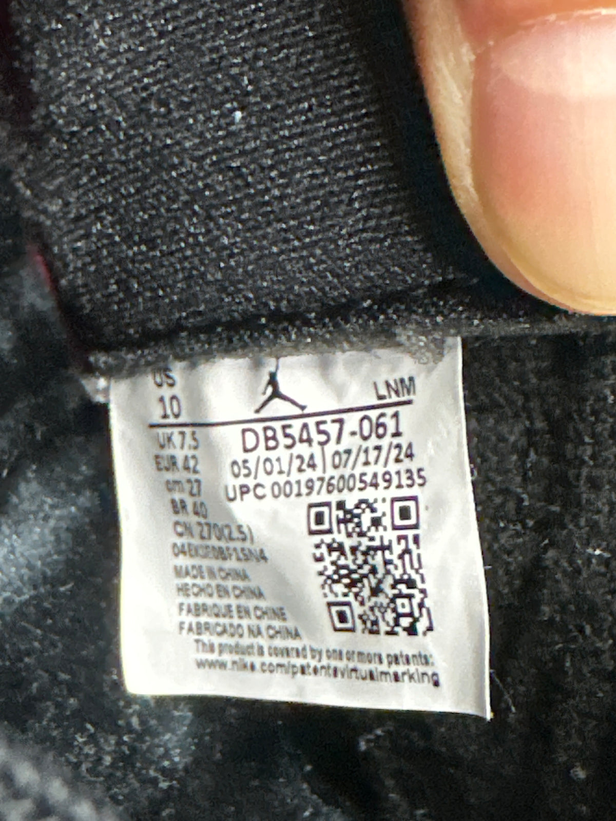 Jordan 11 Bred Velvet Preloved