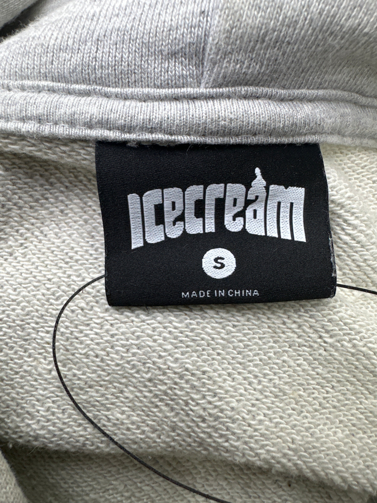 ICECREAM Hoodie Grey/Yellow Dog Preloved
