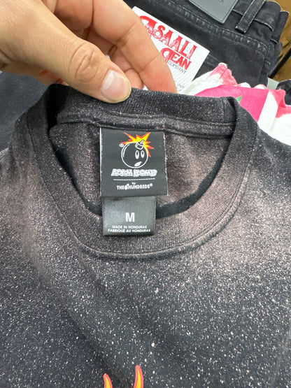 The Hundreds Adam Bomb Black/Bleach wash T-Shirt Preloved